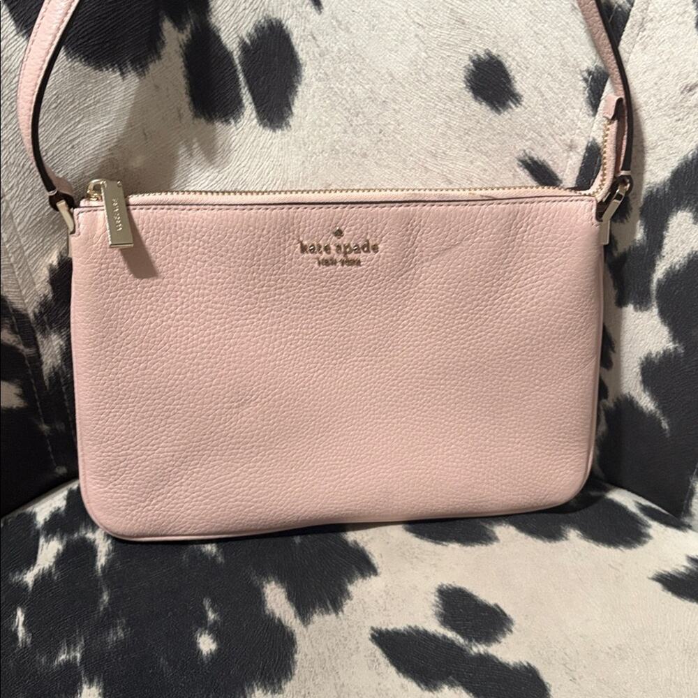 kate spade Light Pink Leather Crossbody Shoulder Bag